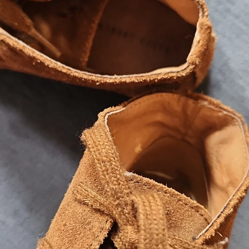 Ralph Lauren Tan Suede Kids Chukka Boots sz 10